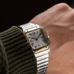 Cartier Santos W2SA0016 (2026) - Silver dial 35 mm Steel case (6/7)