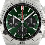 Breitling Chronomat 42 AB0134101L2S1 (2025) - Groen wijzerplaat 43mm Staal (2/8)