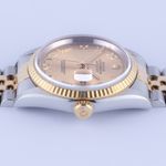 Rolex Datejust 36 16233 (1996) - Champagne dial 36 mm Gold/Steel case (6/8)