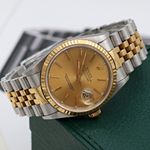 Rolex Datejust 36 16233 (Unknown (random serial)) - Champagne dial 36 mm Gold/Steel case (3/8)