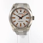 Rolex Milgauss 116400 (2010) - White dial 40 mm Steel case (1/6)