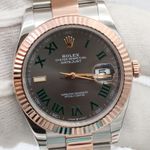 Rolex Datejust 41 126331 (Unknown (random serial)) - Grey dial 41 mm Gold/Steel case (4/8)