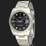 Rolex Oyster Perpetual Date 115234 (2020) - 34mm Staal (1/7)