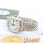 Rolex Datejust 36 16013 (Onbekend (willekeurig serienummer)) - Wit wijzerplaat 36mm Goud/Staal (4/7)