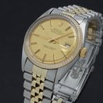 Rolex Datejust 1601/3 (1972) - Gold dial 36 mm Gold/Steel case (7/7)