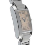 Cartier Tank Française W51011Q3 (Onbekend (willekeurig serienummer)) - Zilver wijzerplaat 25mm Staal (7/8)