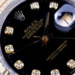 Rolex Datejust 36 16233 (1995) - Zwart wijzerplaat 36mm Goud/Staal (2/8)