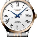 Longines Record L2.820.5.11.7 (2026) - White dial 39 mm Gold/Steel case (1/1)