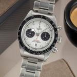 Tudor Black Bay Chrono 79360N (Onbekend (willekeurig serienummer)) - Wit wijzerplaat 41mm Staal (3/8)