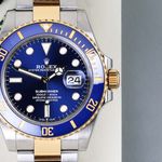 Rolex Submariner Date 126613LB (2020) - Blauw wijzerplaat 41mm Goud/Staal (4/8)