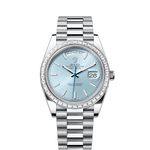 Rolex Day-Date 40 228396TBR (2024) - Blauw wijzerplaat 40mm Platina (1/1)