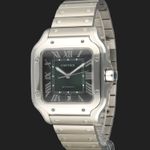 Cartier Santos WSSA0062 (2023) - Groen wijzerplaat 40mm Staal (1/8)