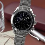 Omega Speedmaster Date 3513.50.00 (Onbekend (willekeurig serienummer)) - Zwart wijzerplaat 39mm Staal (3/8)