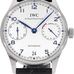 IWC Portuguese Automatic IW500107 (2013) - Silver dial 42 mm Steel case (2/5)