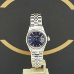 Rolex Oyster Perpetual Lady Date 6919 (1972) - Blauw wijzerplaat 26mm Staal (1/6)