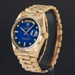 Rolex Day-Date 36 18238 (1990) - Blue dial 36 mm Yellow Gold case (4/8)