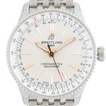 Breitling Navitimer A17327211G1A1 (Unknown (random serial)) - White dial 36 mm Steel case (2/5)