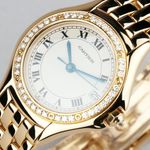 Cartier Unknown 8879 (Onbekend (willekeurig serienummer)) - Blauw wijzerplaat 33mm Geelgoud (5/8)