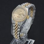 Rolex Lady-Datejust 69173 (1992) - Gold dial 26 mm Gold/Steel case (5/7)