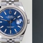 Rolex Datejust 41 126334 (2023) - Blauw wijzerplaat 41mm Staal (5/8)