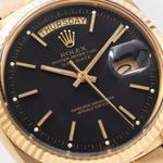 Rolex Day-Date 1803 (1972) - Black dial 36 mm Yellow Gold case (4/8)