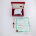 Rolex Lady-Datejust 69178 (1991) - Blue dial 26 mm Yellow Gold case (8/8)