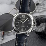 Panerai Luminor Due PAM00755 (Unknown (random serial)) - Grey dial 38 mm Steel case (1/8)