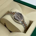 Rolex Lady-Datejust 279171 (2024) - Brown dial 28 mm Steel case (7/8)