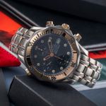 Omega Seamaster Diver 300 M 2296.80.00 (1985) - Blauw wijzerplaat 42mm Titanium (2/8)