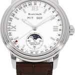 Blancpain Léman Moonphase 2763-1127-53 (1999) - White dial 39 mm Steel case (2/5)