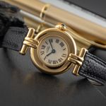 Cartier Tank Vermeil 590002 (1990) - Beige dial 24 mm Silver case (2/8)