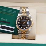 Rolex Datejust 36 126233 (Unknown (random serial)) - Black dial 36 mm Gold/Steel case (6/8)