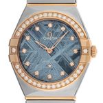 Omega Constellation Ladies 131.25.28.60.99.001 (2026) - Blue dial 28 mm Gold/Steel case (1/7)