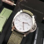 Panerai Luminor Marina PAM01314 (2023) - Wit wijzerplaat 44mm Staal (7/8)