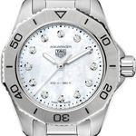 TAG Heuer Aquaracer Lady WBP1416.BA0622 (2026) - White dial 30 mm Steel case (1/1)