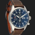 IWC Pilot Chronograph IW377714 (2016) - Blue dial 43 mm Steel case (4/8)