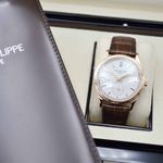 Patek Philippe Calatrava 6119R-001 (2021) - Zilver wijzerplaat 39mm Roségoud (7/7)