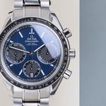 Omega Speedmaster Racing 326.30.40.50.03.001 (2024) - Blue dial 40 mm Steel case (5/8)