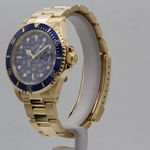 Rolex Submariner Date 16808 (1988) - Blue dial 40 mm Yellow Gold case (2/8)