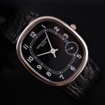 Patek Philippe Golden Ellipse 5738/1R-001 (Onbekend (willekeurig serienummer)) - Zwart wijzerplaat 35mm Roségoud (3/8)