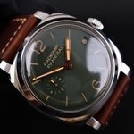 Panerai Radiomir 1940 3 Days PAM00736 (2017) - Groen wijzerplaat 47mm Staal (5/8)