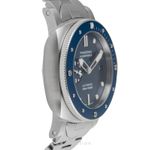 Panerai Luminor Submersible PAM02068 (Unknown (random serial)) - Blue dial 42 mm Steel case (6/8)