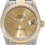 Rolex Datejust 31 68273 (2020) - Champagne wijzerplaat 31mm Goud/Staal (1/3)