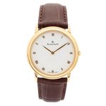 Blancpain Villeret 0021-1418-55 (1995) - White dial 34 mm Yellow Gold case (1/6)