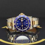 Rolex Submariner Date 16803 (1995) - Blue dial 40 mm Gold/Steel case (4/7)