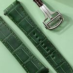 Cartier Santos WSSA0062 (2024) - Green dial 40 mm Steel case (3/4)