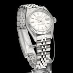 Rolex Lady-Datejust 69174 (1989) - Zilver wijzerplaat 26mm Staal (4/8)