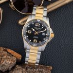 Longines HydroConquest L3.781.3.56.7 (Onbekend (willekeurig serienummer)) - Zwart wijzerplaat 41mm Staal (3/8)