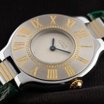 Cartier 21 Must de Cartier 9011 (1990) - Silver dial 28 mm Gold/Steel case (3/7)