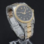 Rolex Oyster Perpetual 34 14203 (1998) - Black dial 34 mm Gold/Steel case (4/7)